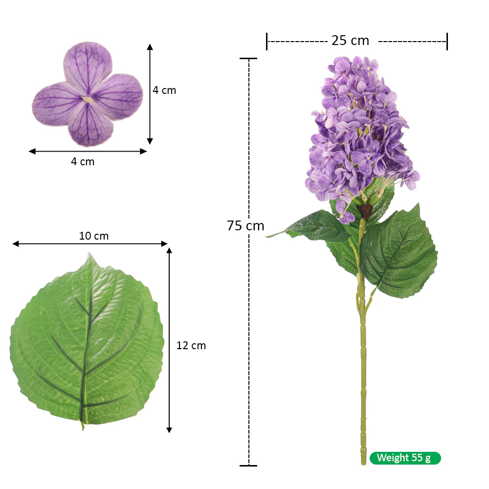 Artificial Hyacinth Hydrangea Flowers - Image 10