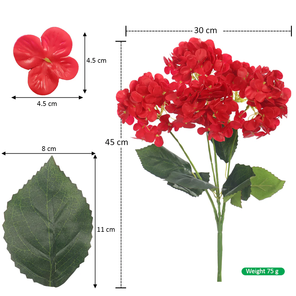 Artificial Hydrangea Flowers - Image 10