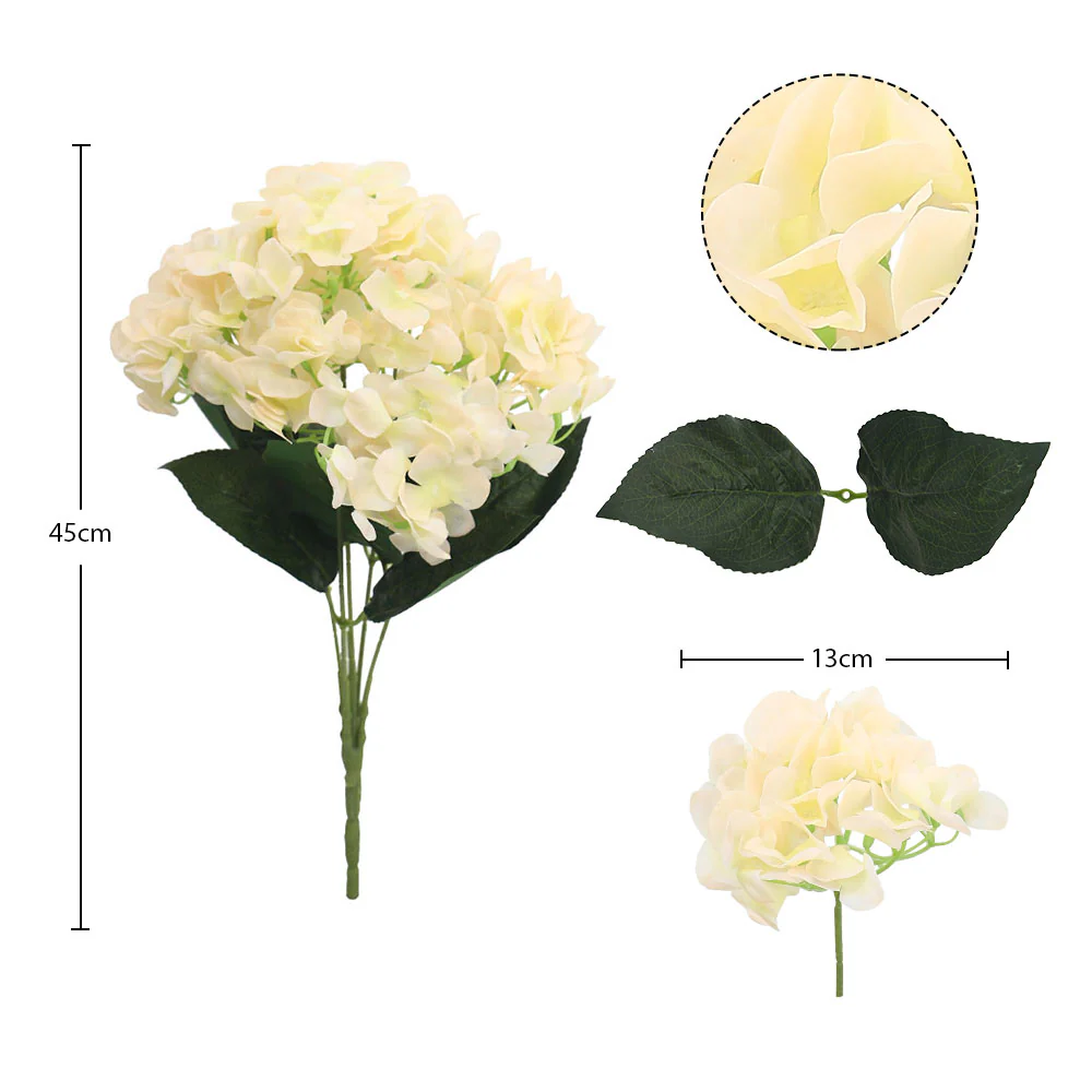 Artificial Hydrangea Flowers - Image 2