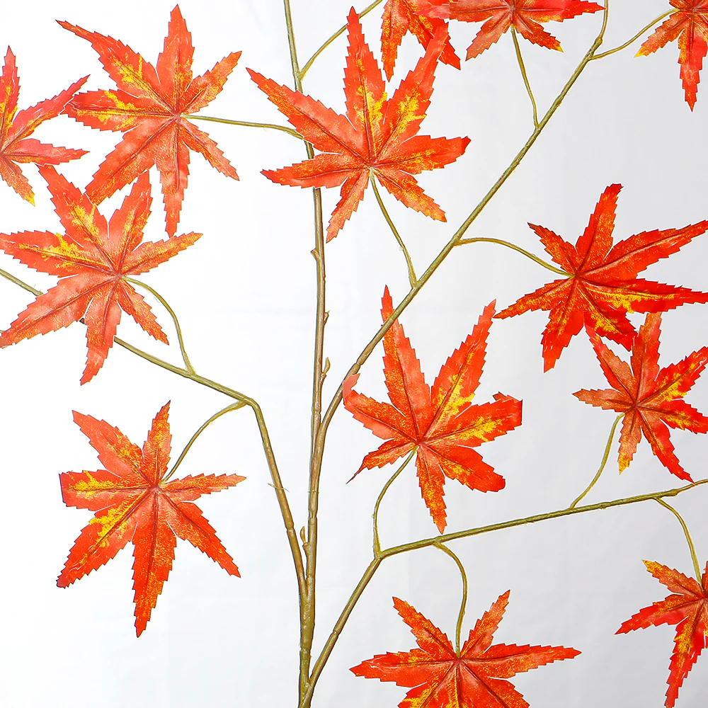 Artificial Single Stem Japanese Maple leaves(without vase) - Image 3