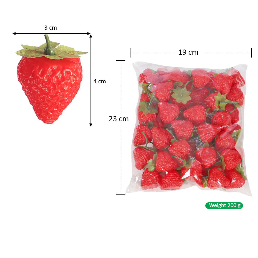 Artificial Lifelike Strawberry Fake Fruit - Image 2