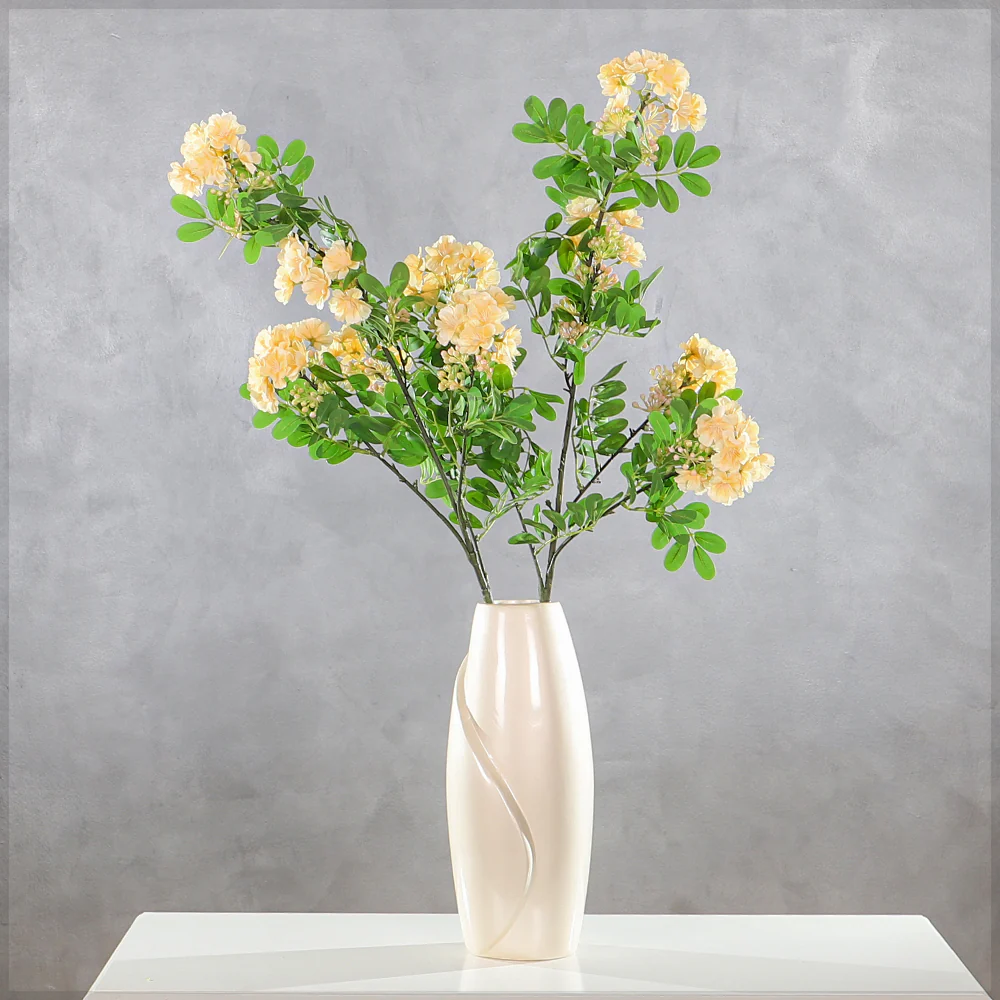 Artificial Long Single Stem Hydrangea Flower(without vase) - Image 7