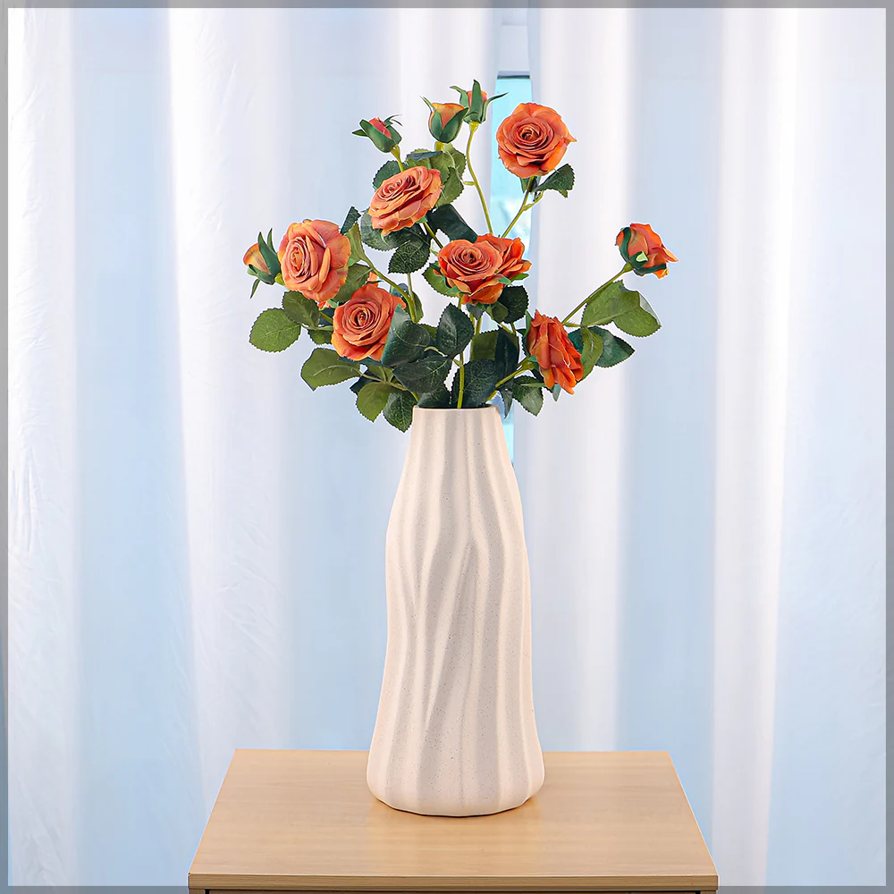 Artificial Long Single Stem Rose Flower (without vase) - Image 13