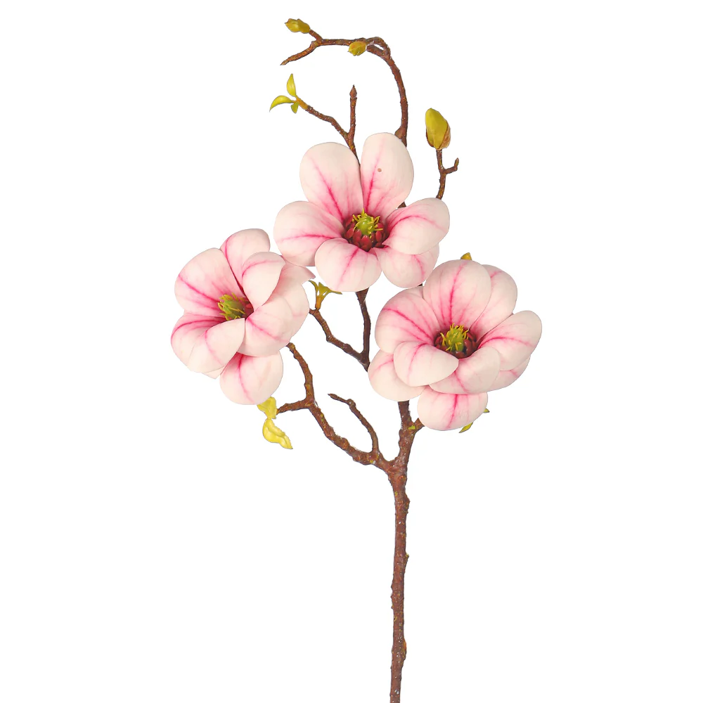 Artificial Magnolia Flower Single Stem (without vase) - Image 12