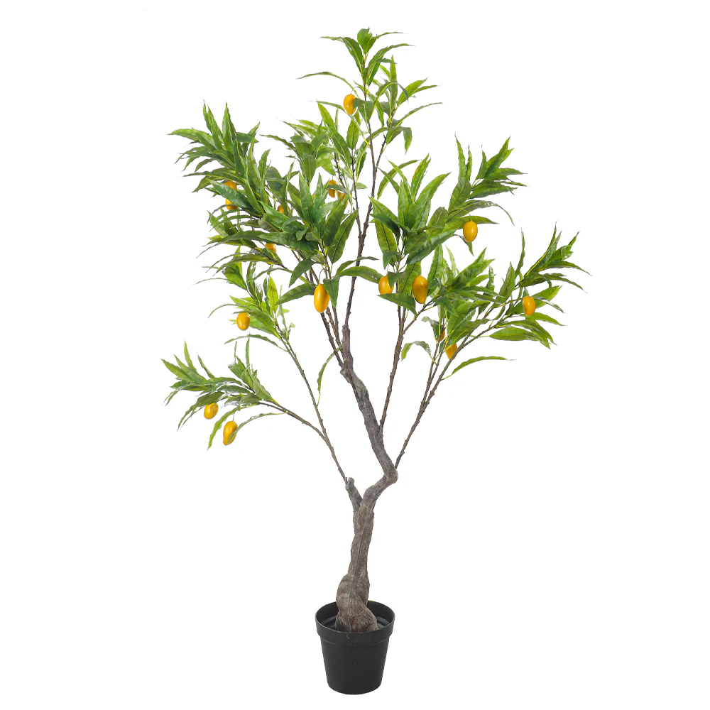 Artificial Mango Fruit Tree 180 cm(with black nursery pot) - Image 6