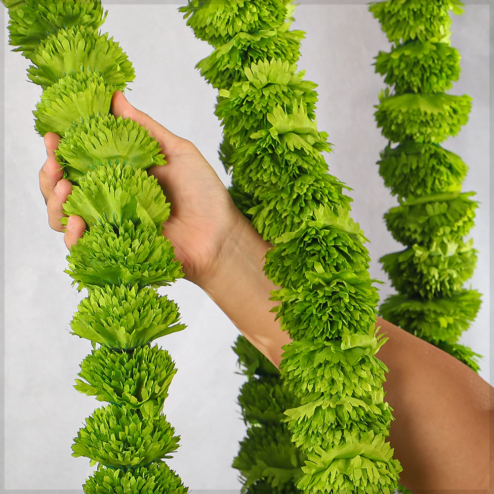 Artificial Marigold Flower Single Garland - Image 15