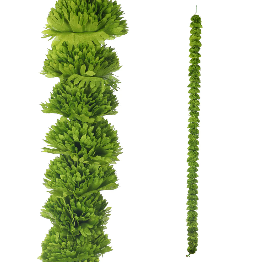 Artificial Marigold Flower Single Garland - Image 16