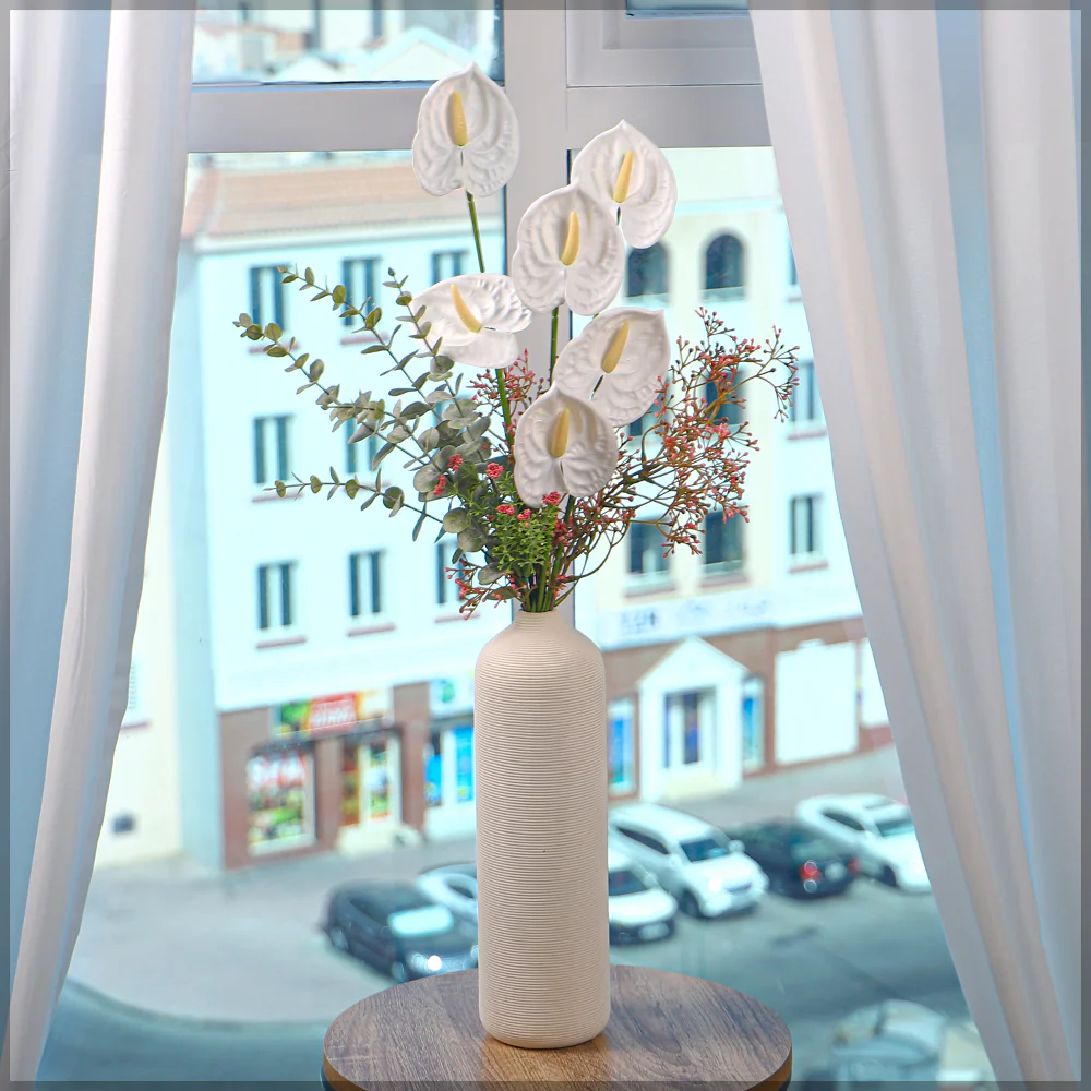 Artificial Mini Anthurium Flower - Image 3