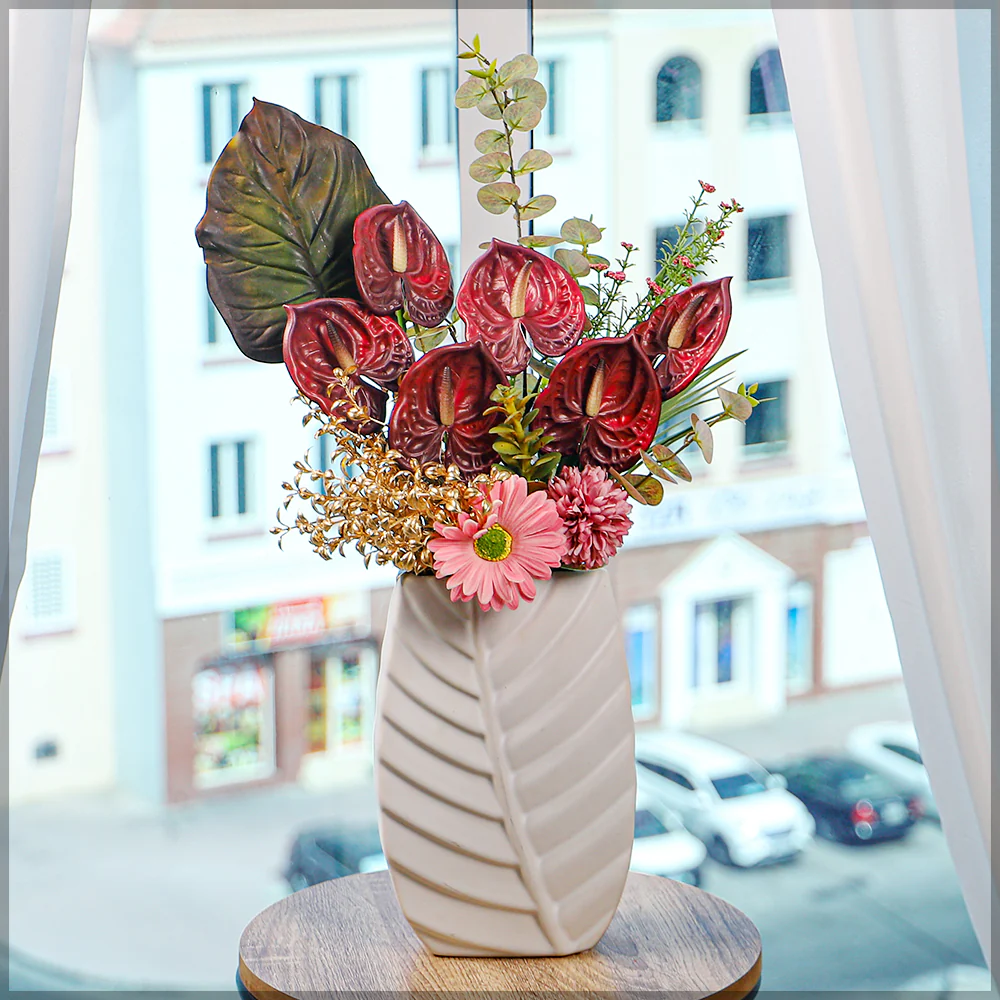 Artificial Mini Anthurium Flower - Image 9