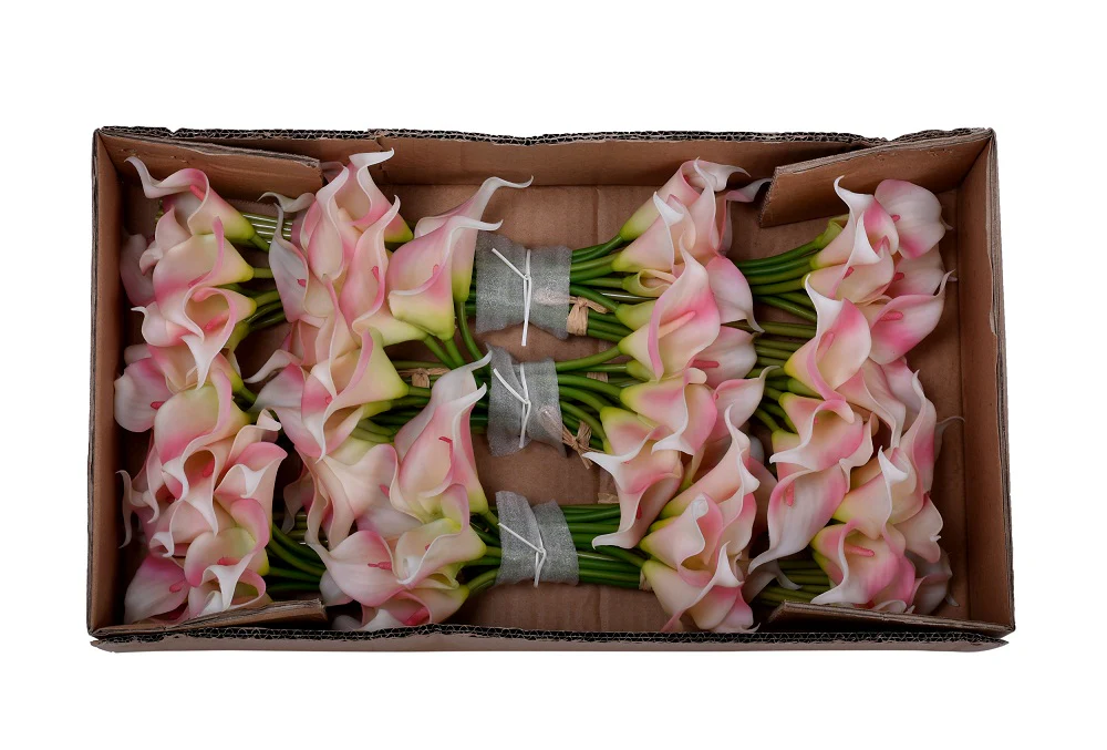 Artificial Mini Calla Lilies Flowers (without vase) - Image 8