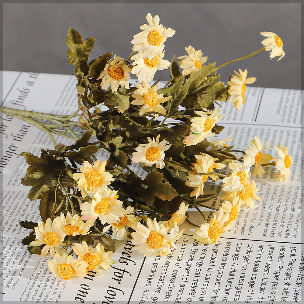Artificial Mini Daisy Single Bunch Flowers(without vase) - Image 15