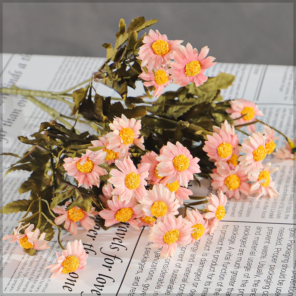 Artificial Mini Daisy Single Bunch Flowers(without vase) - Image 3