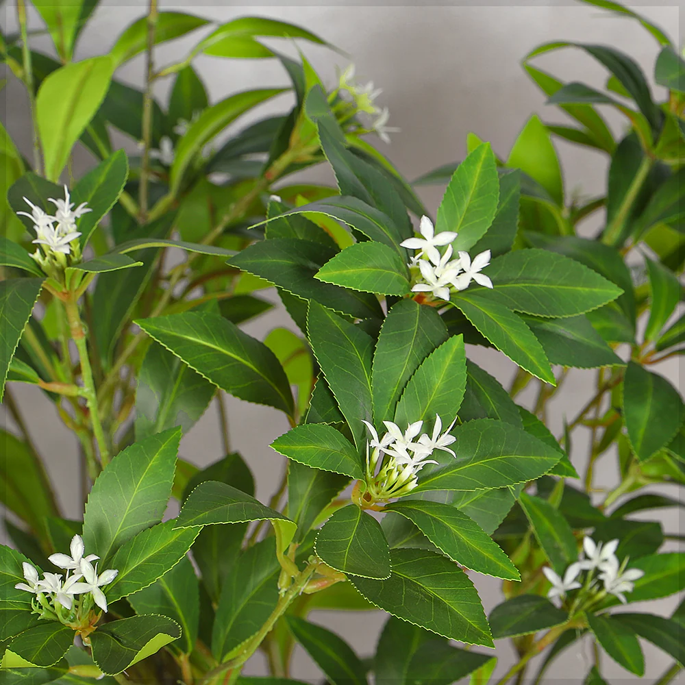 Artificial Minimalist Japanese Pieris Plant 95cm Tall - Image 6