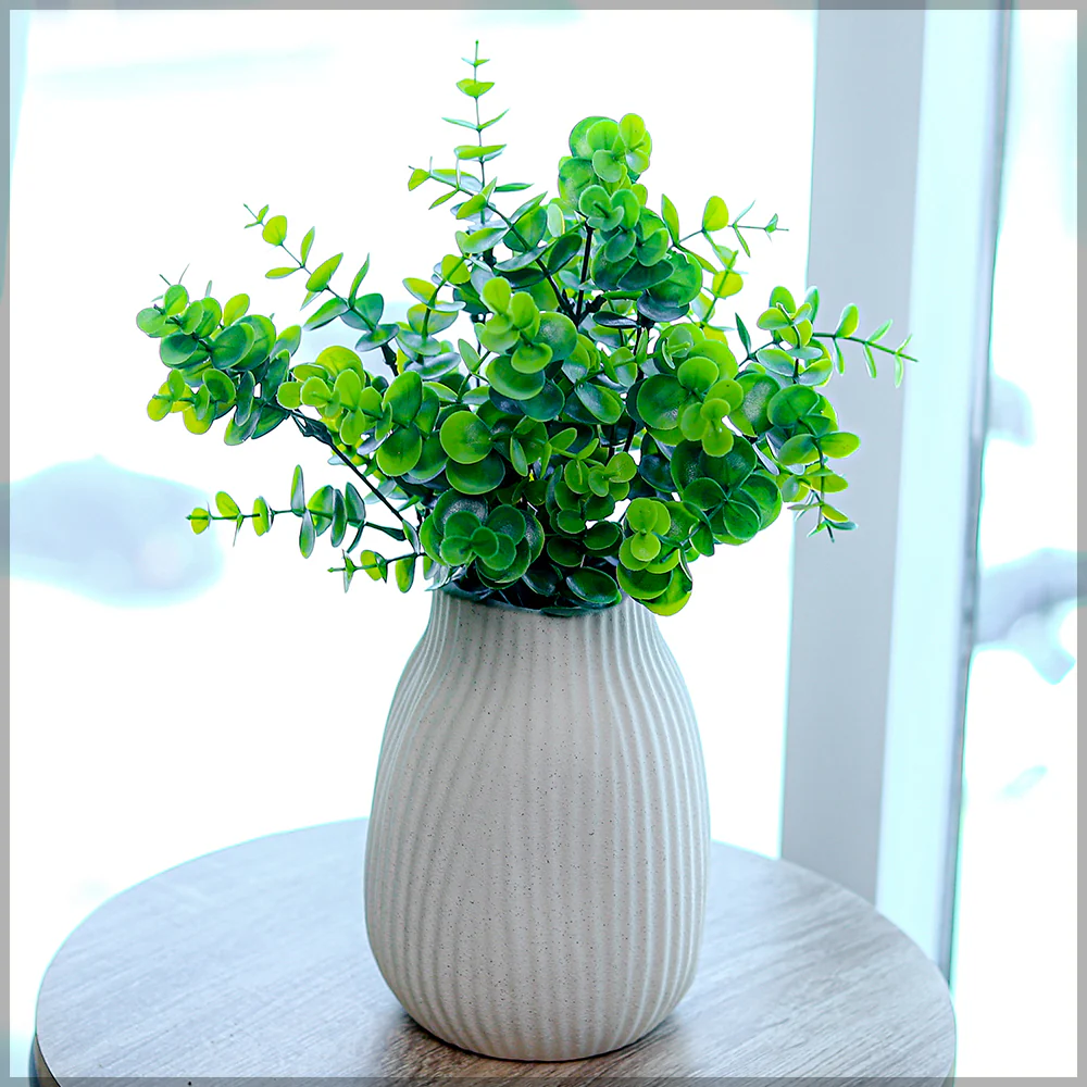 Artificial Money Leaves Single Bunch(without vase) - Image 4