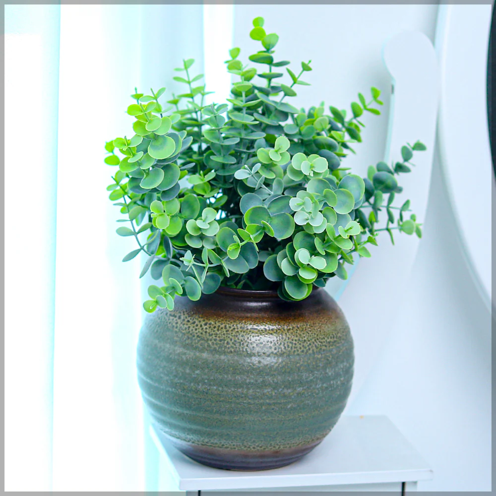 Artificial Money Leaves Single Bunch(without vase) - Image 7