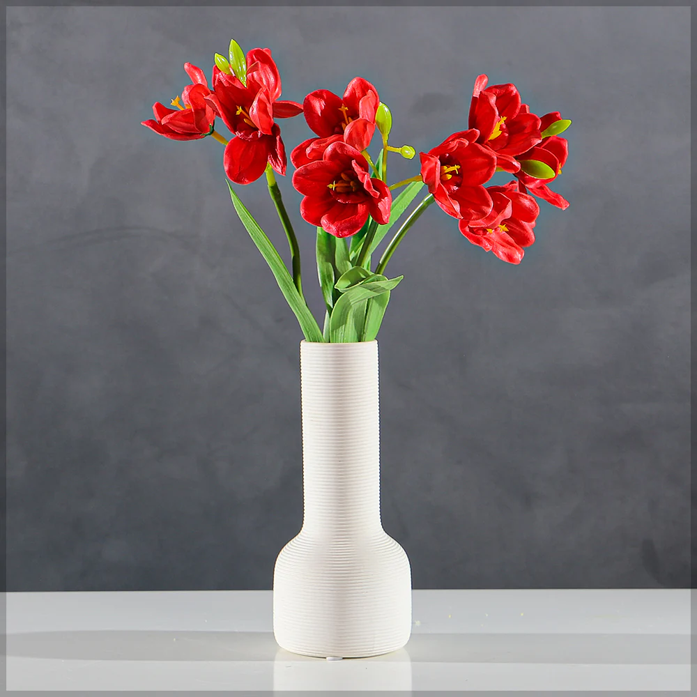 Artificial Narcissus Daffodil Fake Flower Bunch (without vase) - Image 13