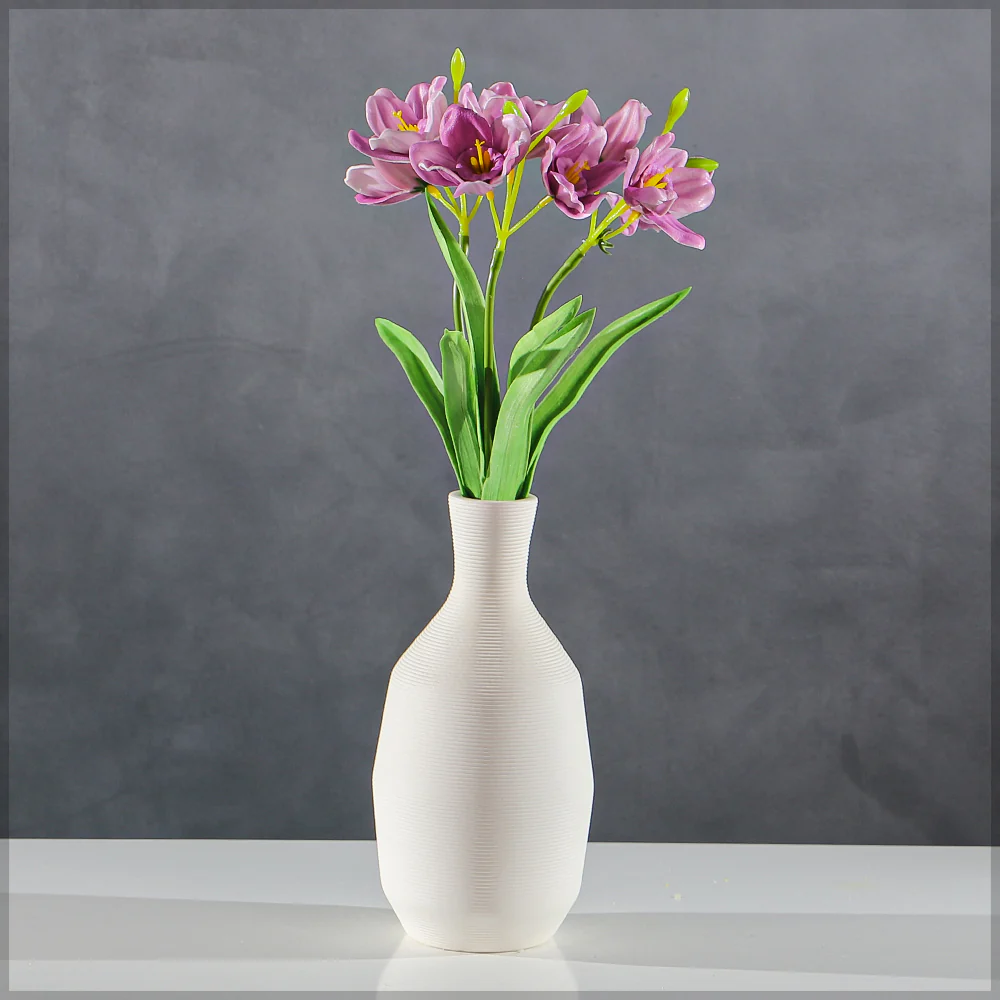 Artificial Narcissus Daffodil Fake Flower Bunch (without vase) - Image 25
