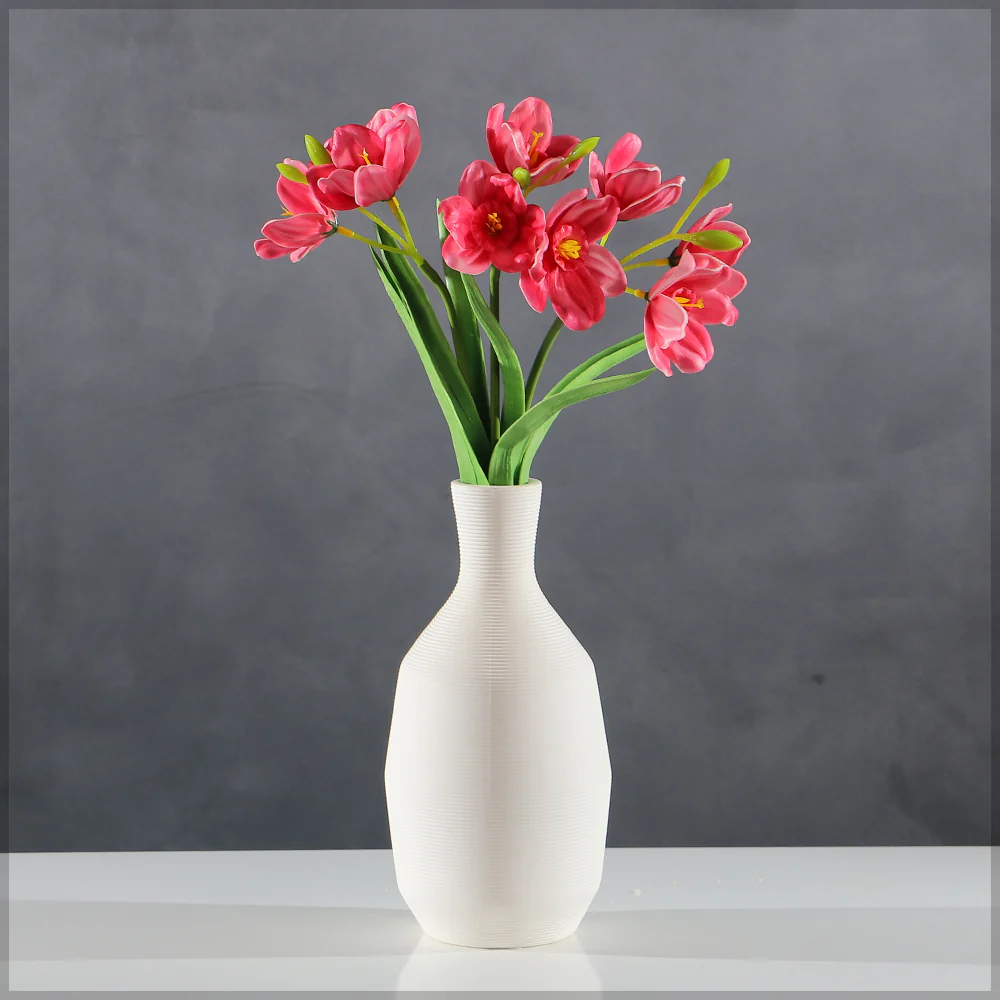 Artificial Narcissus Daffodil Fake Flower Bunch (without vase) - Image 9