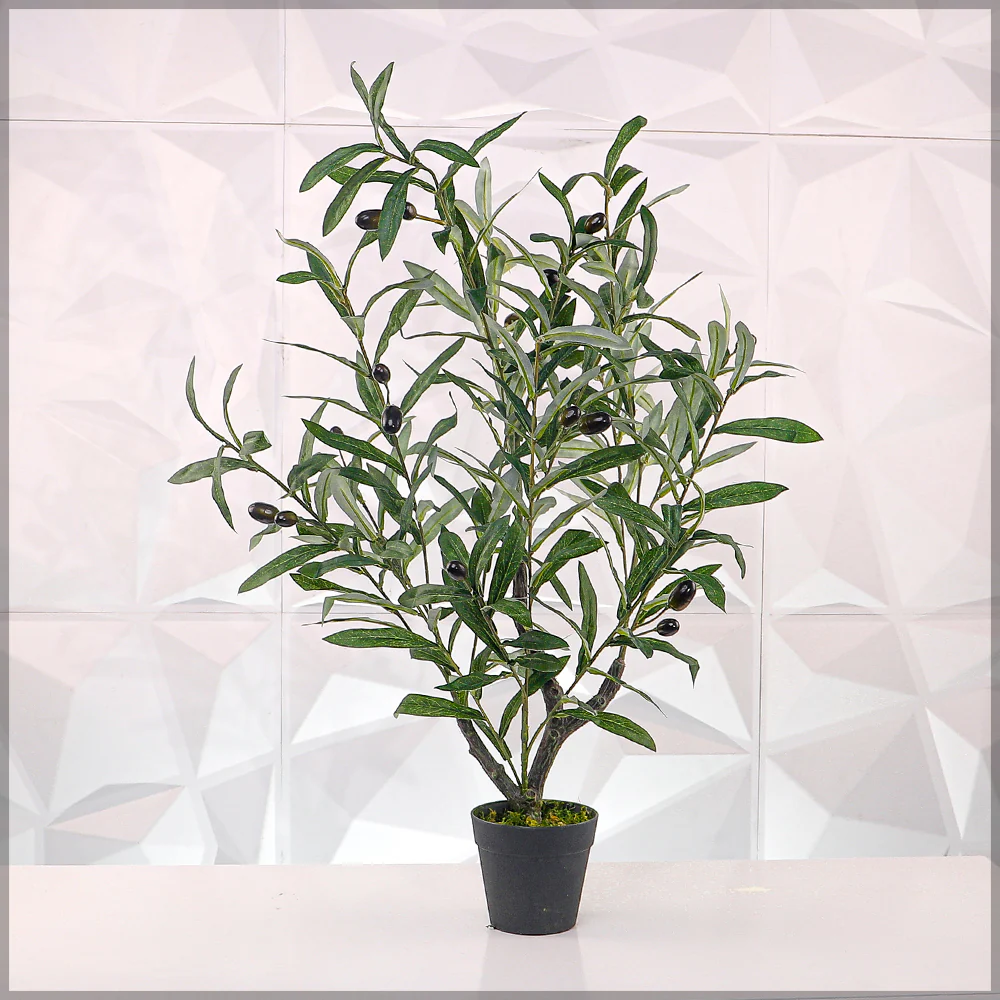 Artificial Olive Plant 70cm High - Image 5