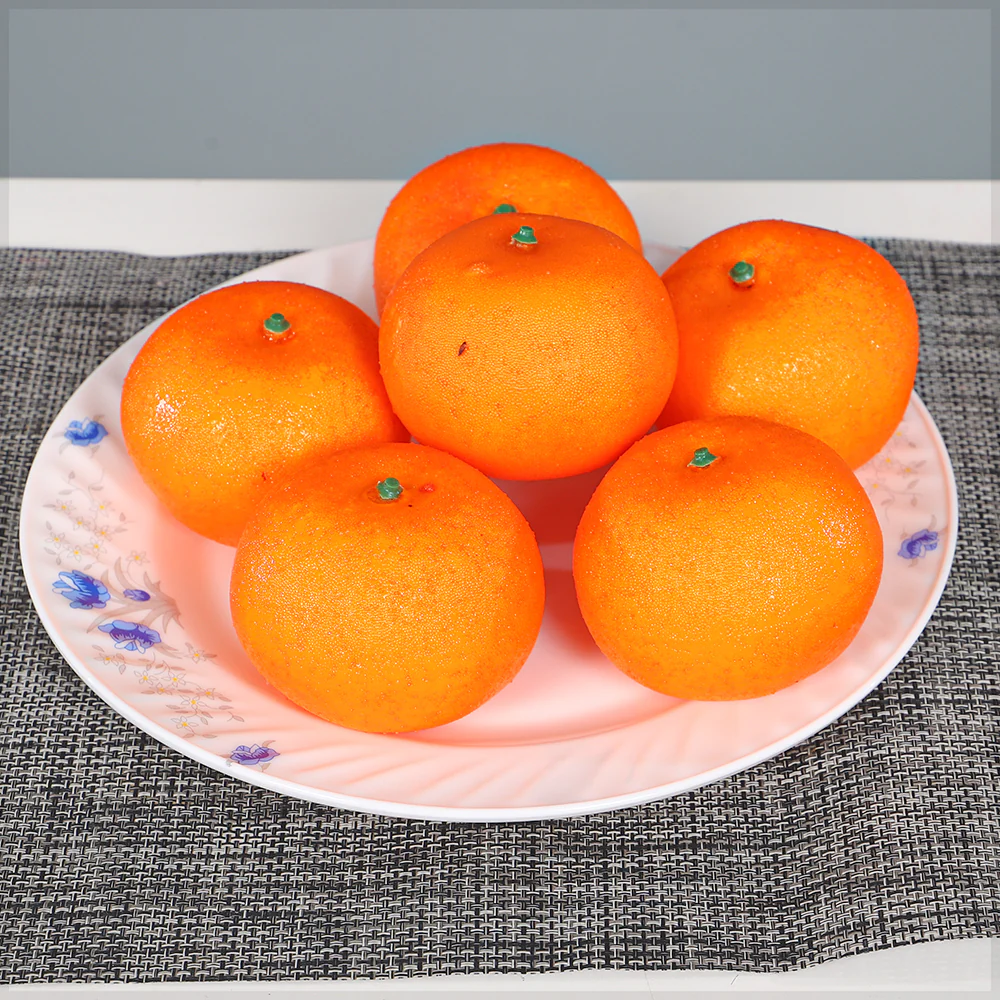 1Piece Artificial Orange Fruit