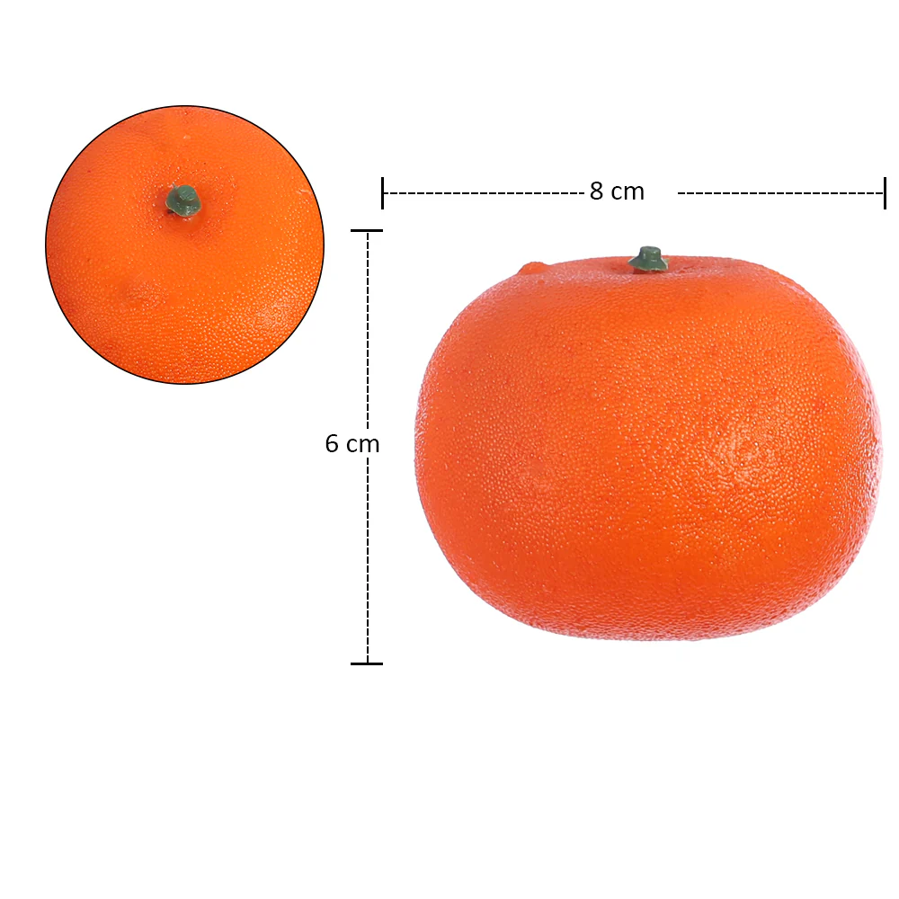 1Piece Artificial Orange Fruit - Image 2