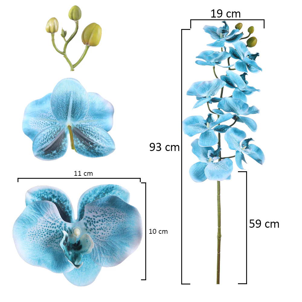 Single Stem Artificial Orchid Flowers(without vase) - Image 17