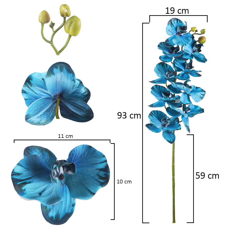 Single Stem Artificial Orchid Flowers(without vase) - Image 20