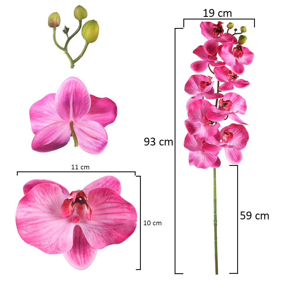 Single Stem Artificial Orchid Flowers(without vase) - Image 23