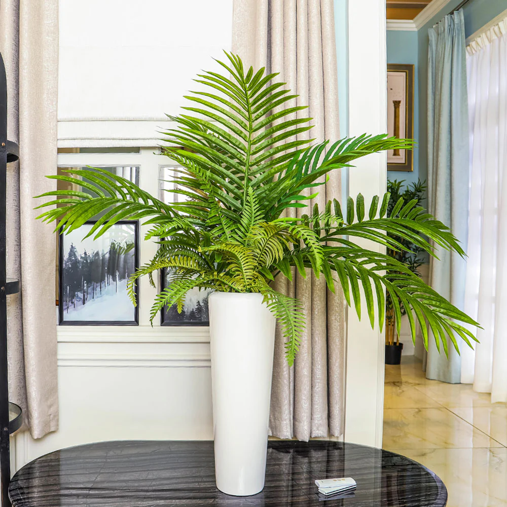 Artificial Palm Leaves Green - Image 3