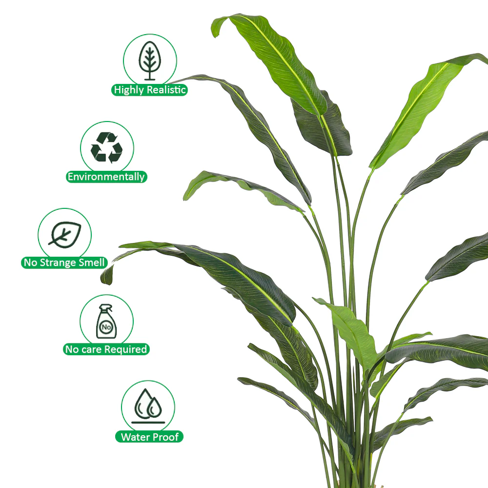 Artificial Paradise Plant 200cm Tall - Image 5