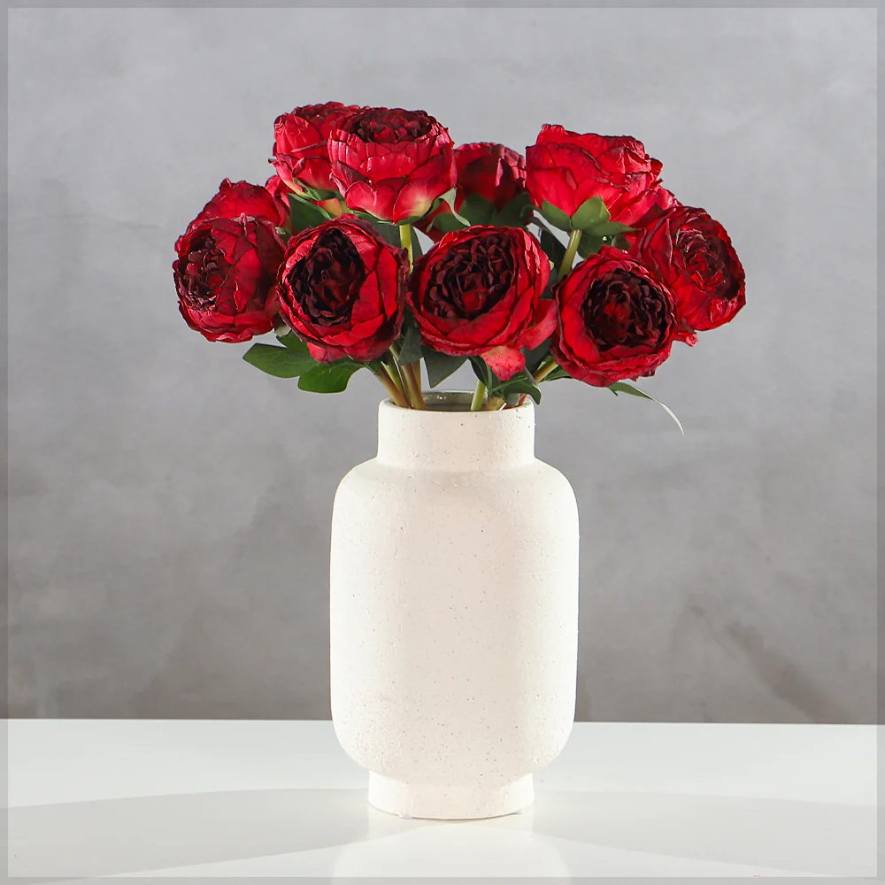 Artificial Peony Flower Single Bouquet(without vase)