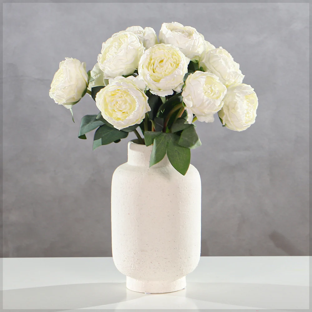 Artificial Peony Flower Single Bouquet(without vase) - Image 4