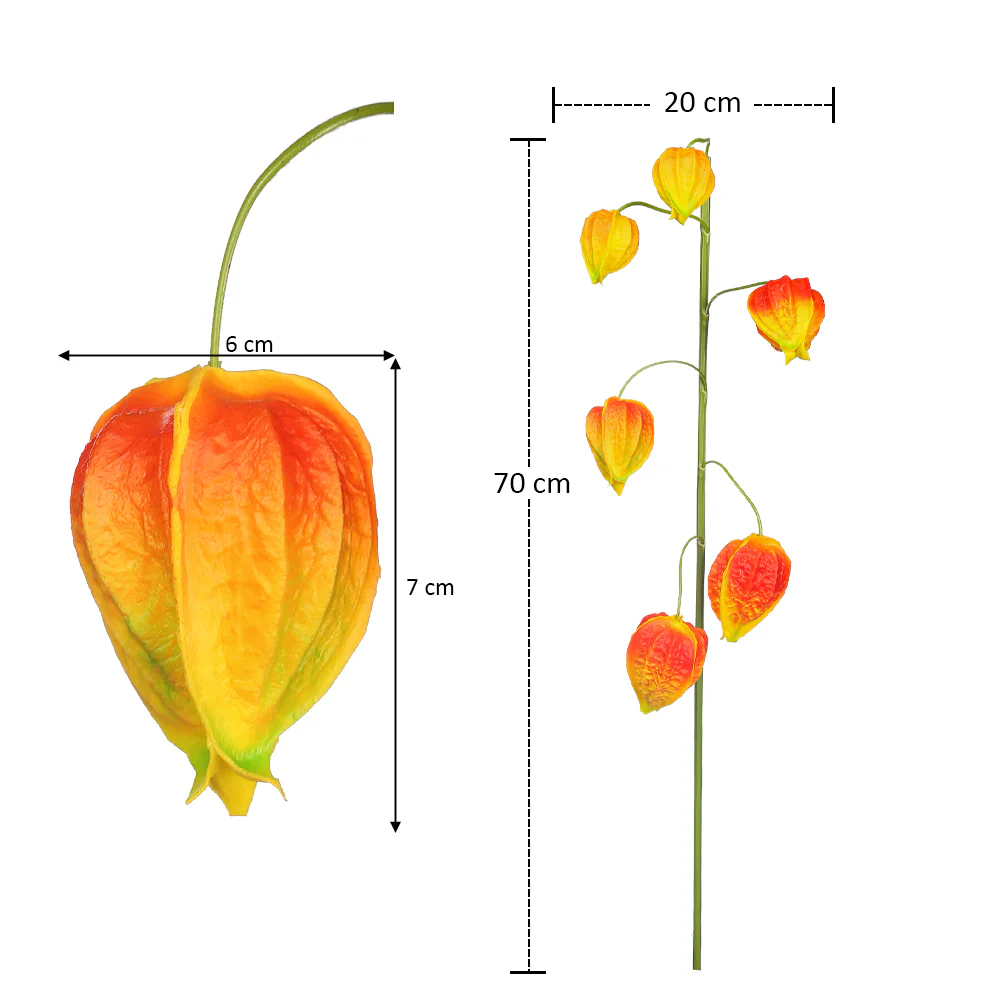 Artificial Physalis Lantern Flower - Image 3