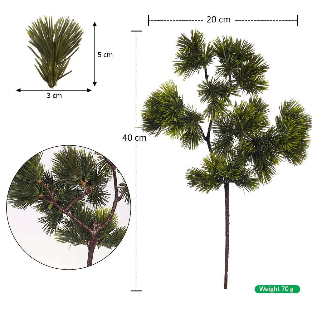Artificial Pine Leaves Branch - Image 5
