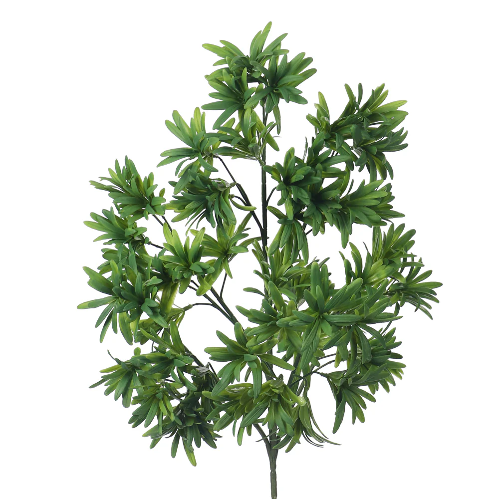 Artificial Podocarpus Branch Leaves(without vase) - Image 4