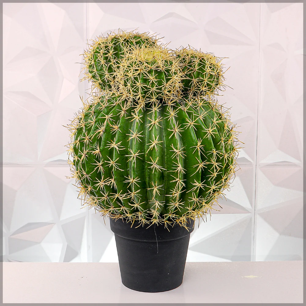 Artificial Potted Cactus Ball - Image 13
