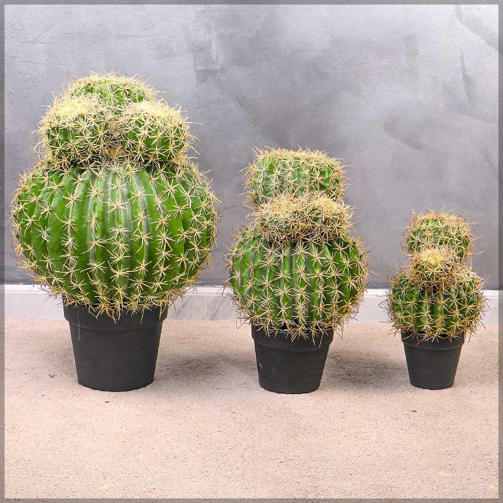 Artificial Potted Cactus Ball - Image 4