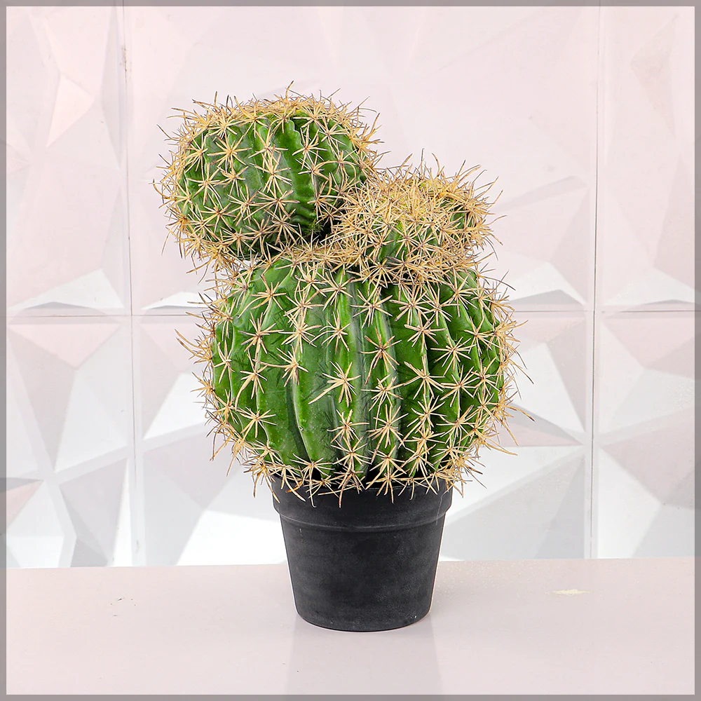 Artificial Potted Cactus Ball - Image 8
