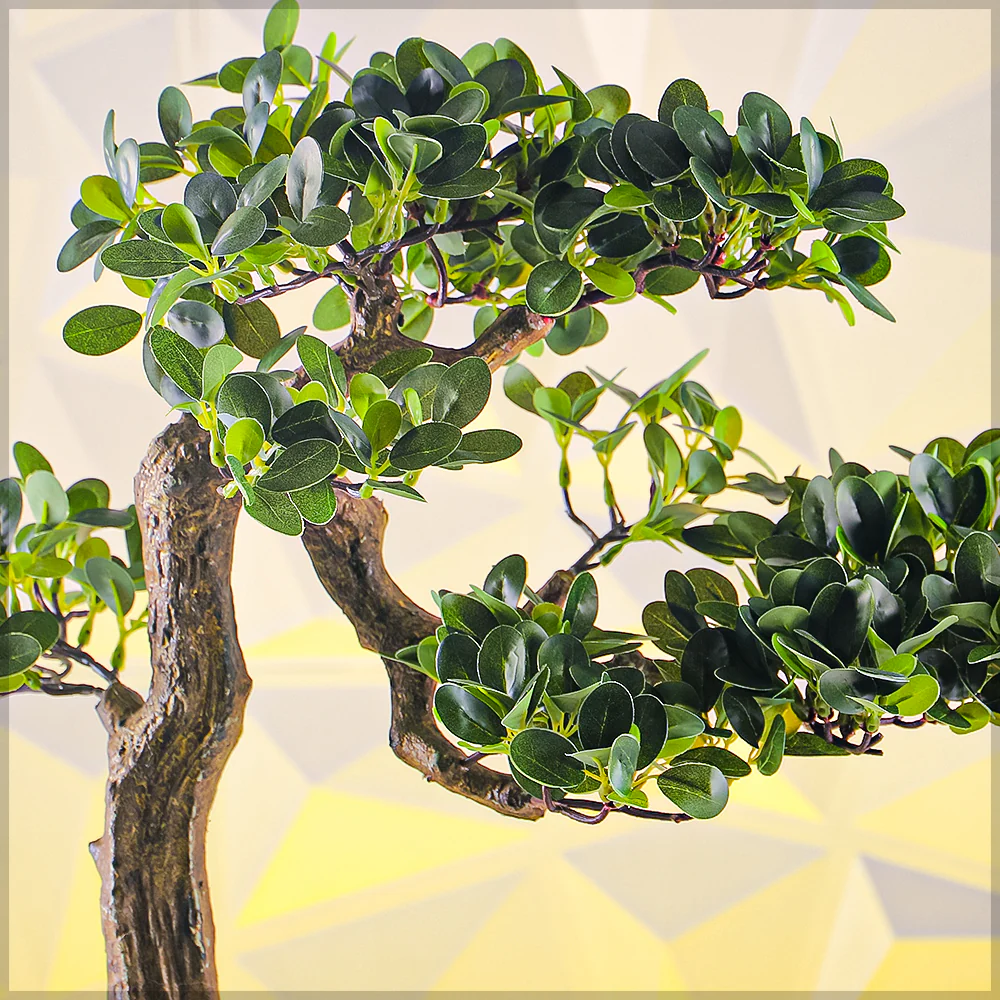 Artificial Potted Ficus Bonsai Plant - Image 36