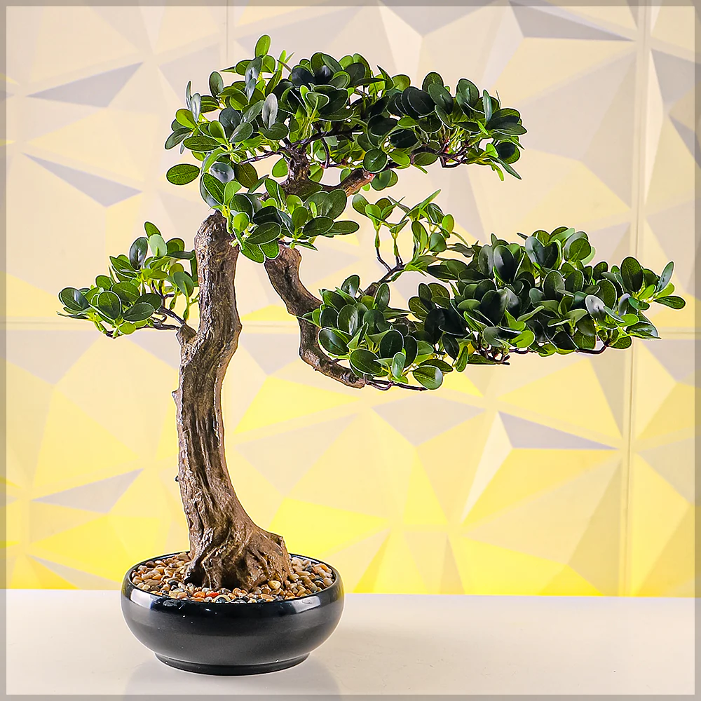 Artificial Potted Ficus Bonsai Plant - Image 37