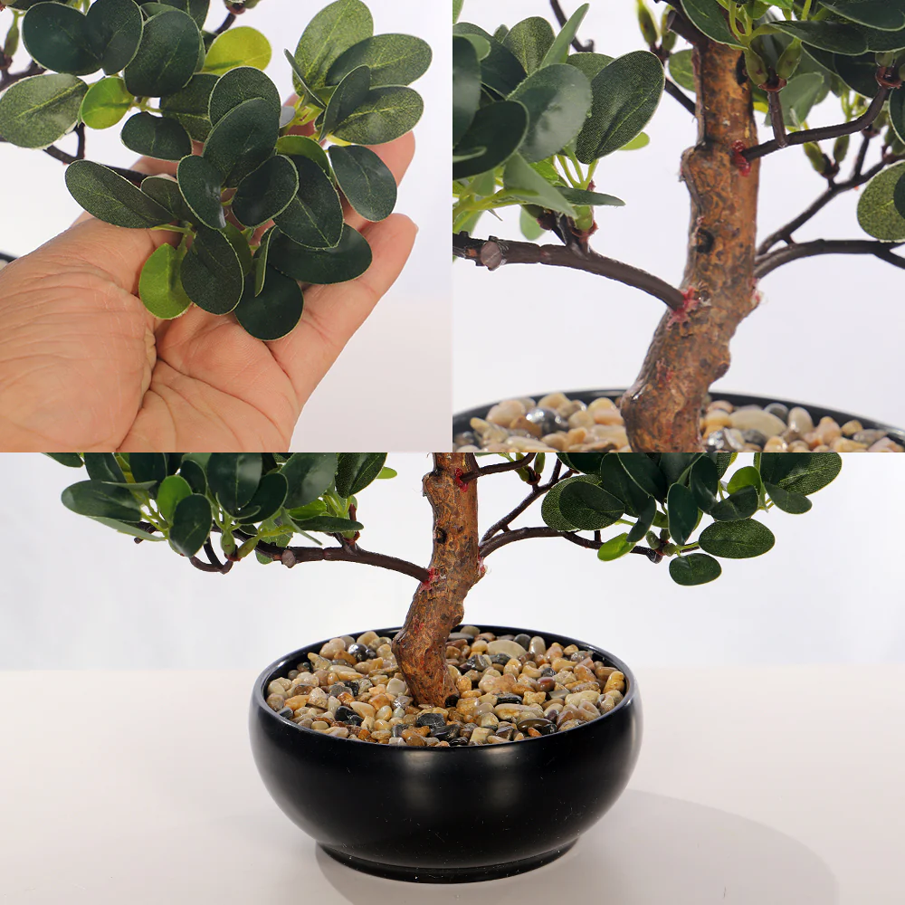Artificial Potted Ficus Bonsai Plant - Image 5