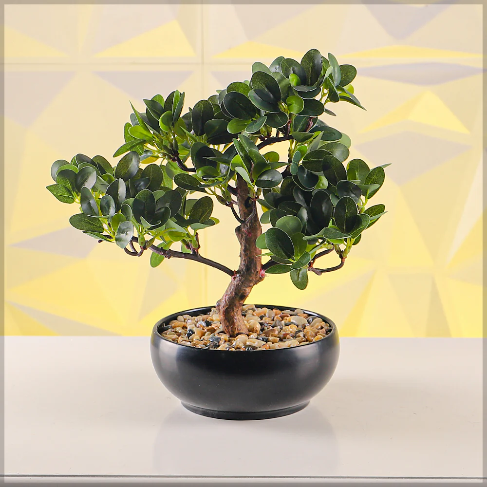 Artificial Potted Ficus Bonsai Plant - Image 7