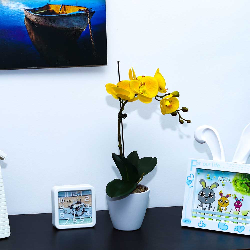 Artificial Potted Phalaenopsis Flower - Image 14