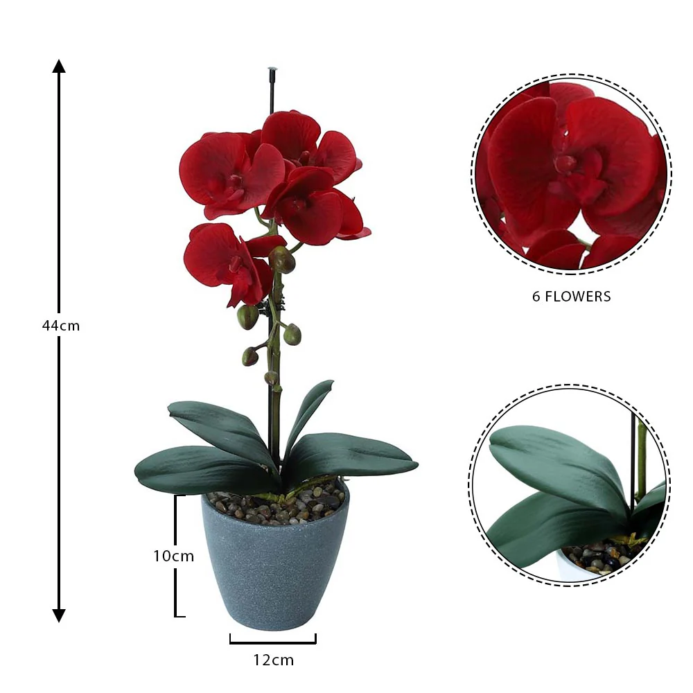 Artificial Potted Phalaenopsis Flower - Image 24