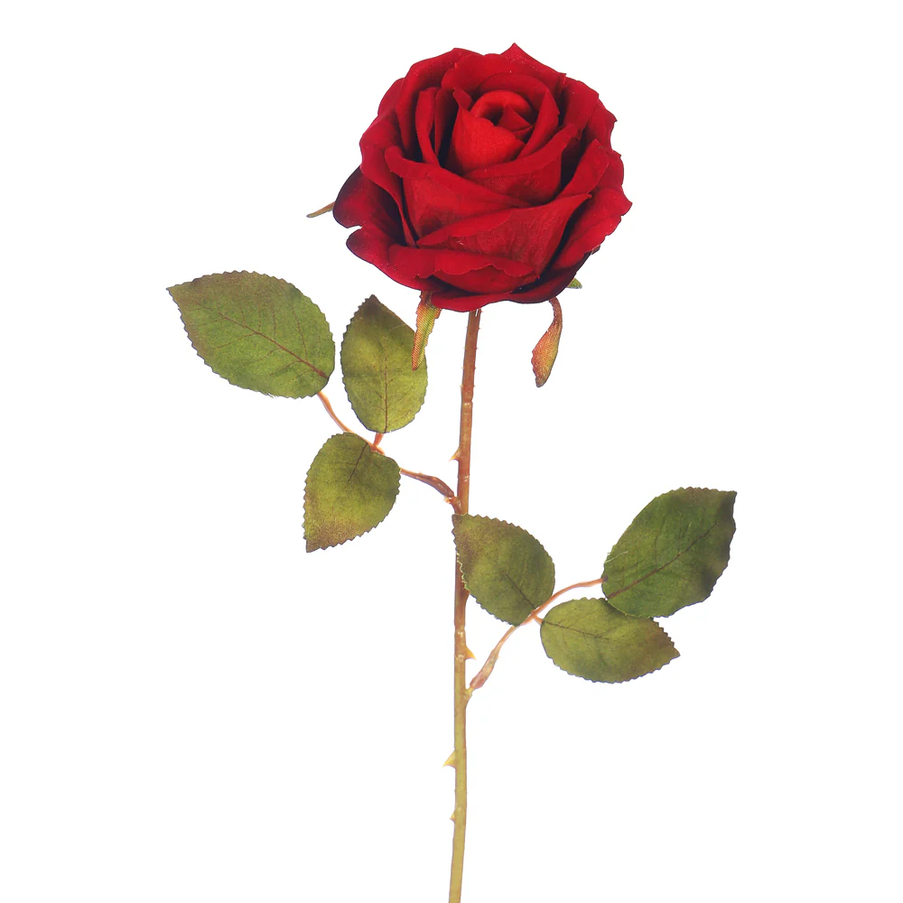Artificial Rose Flower Single Stem ( without vase) - Image 3