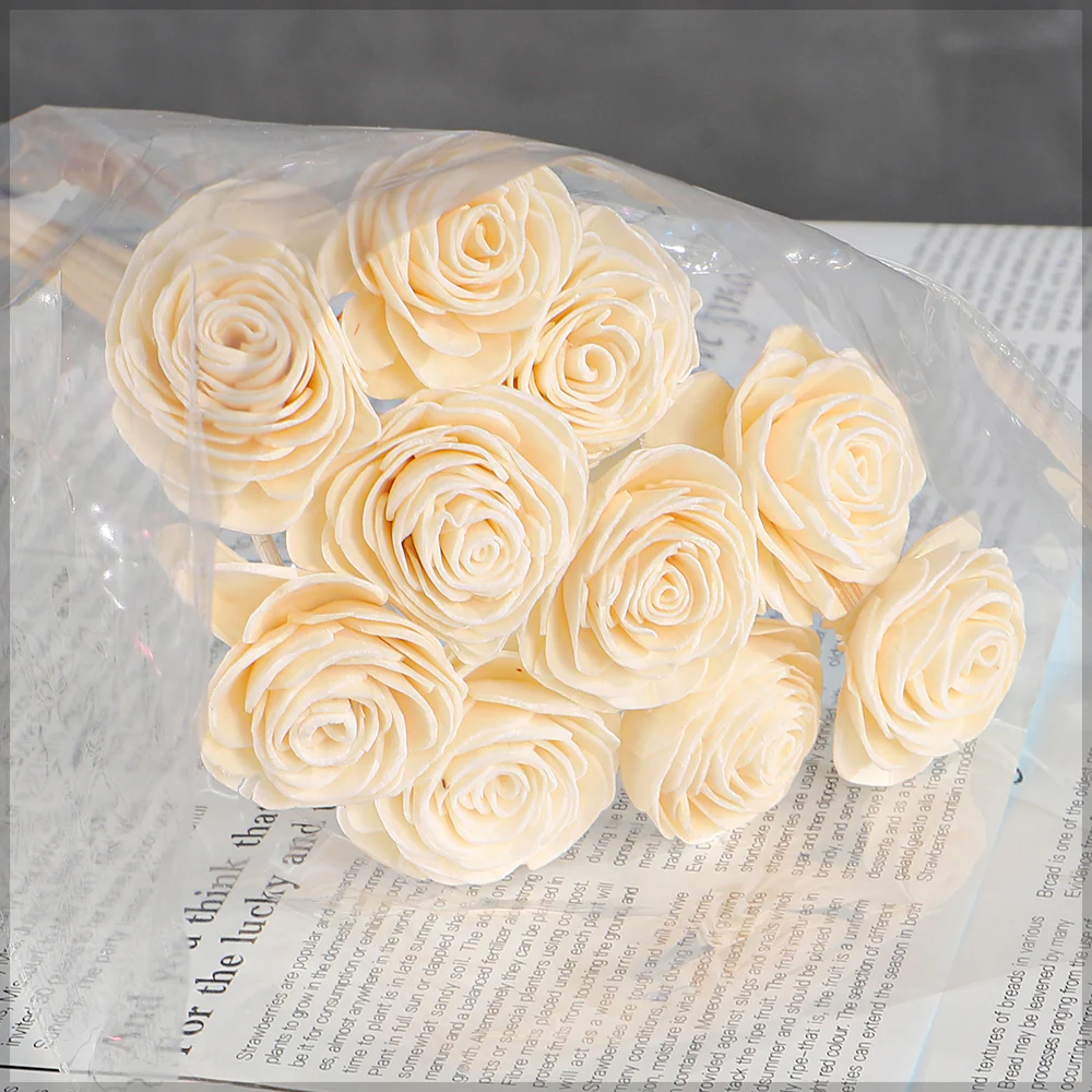 Artificial Rose Foam Flower Bunch - Image 7