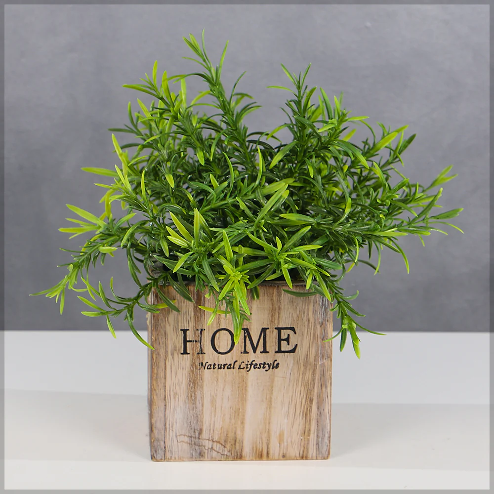 Artificial Rosemary Bushes(without vase)
