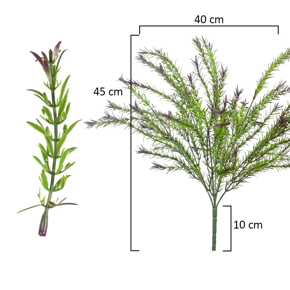 Artificial Rosemary Plant Bunch(without vase) - Image 6