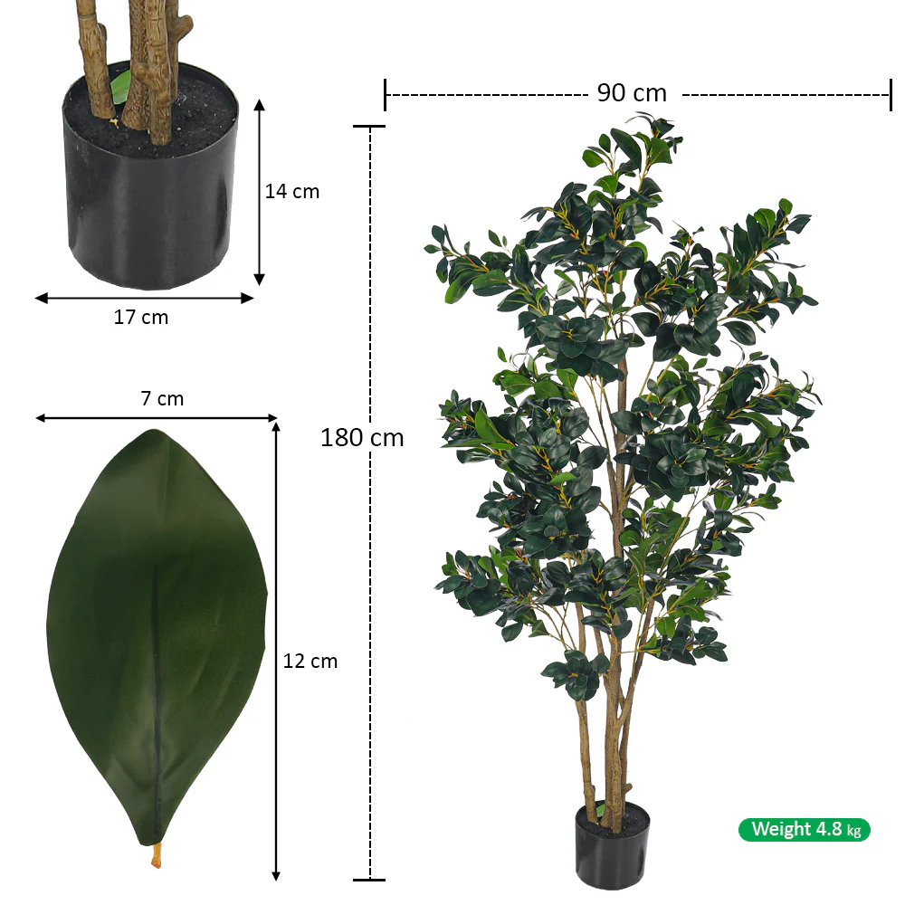 Artificial Rubber Plant - Image 11