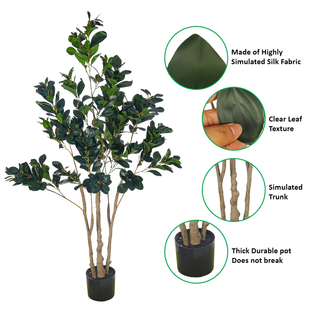 Artificial Rubber Plant - Image 5
